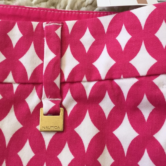 NAUTICA Cotton Shorts Pink Geometric - Picture 5 of 7